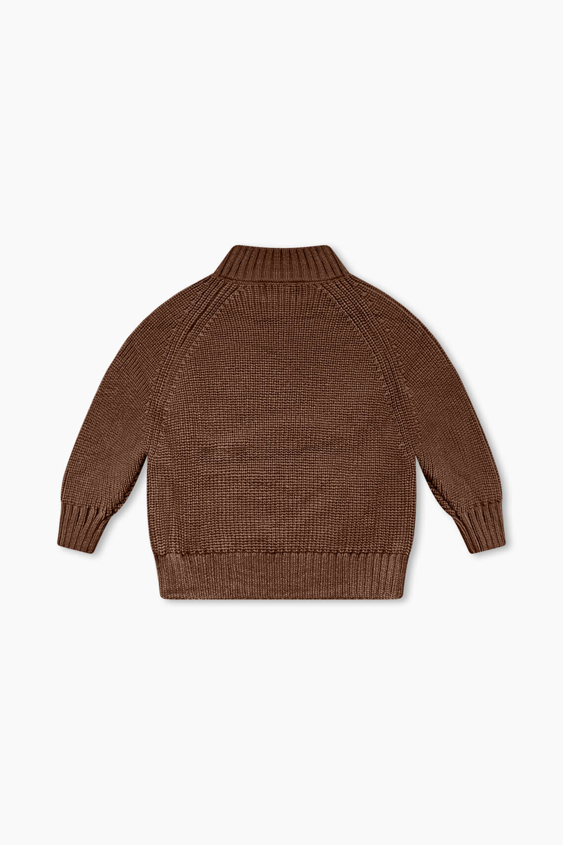 Knit Mockneck - Coffee Brown