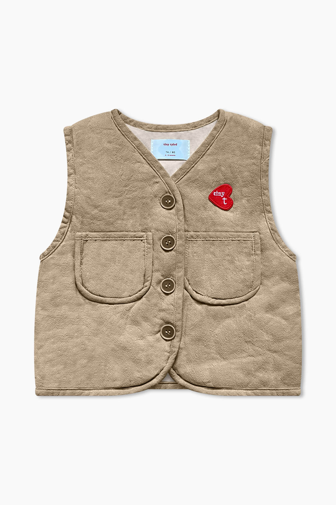 Padded Vest - Sand