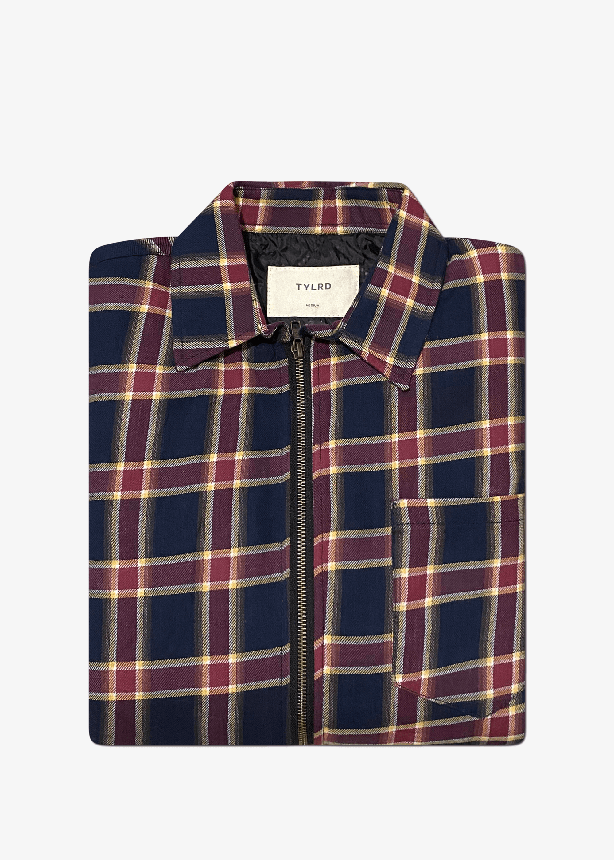 TY03 / Plaid Zip Shirt