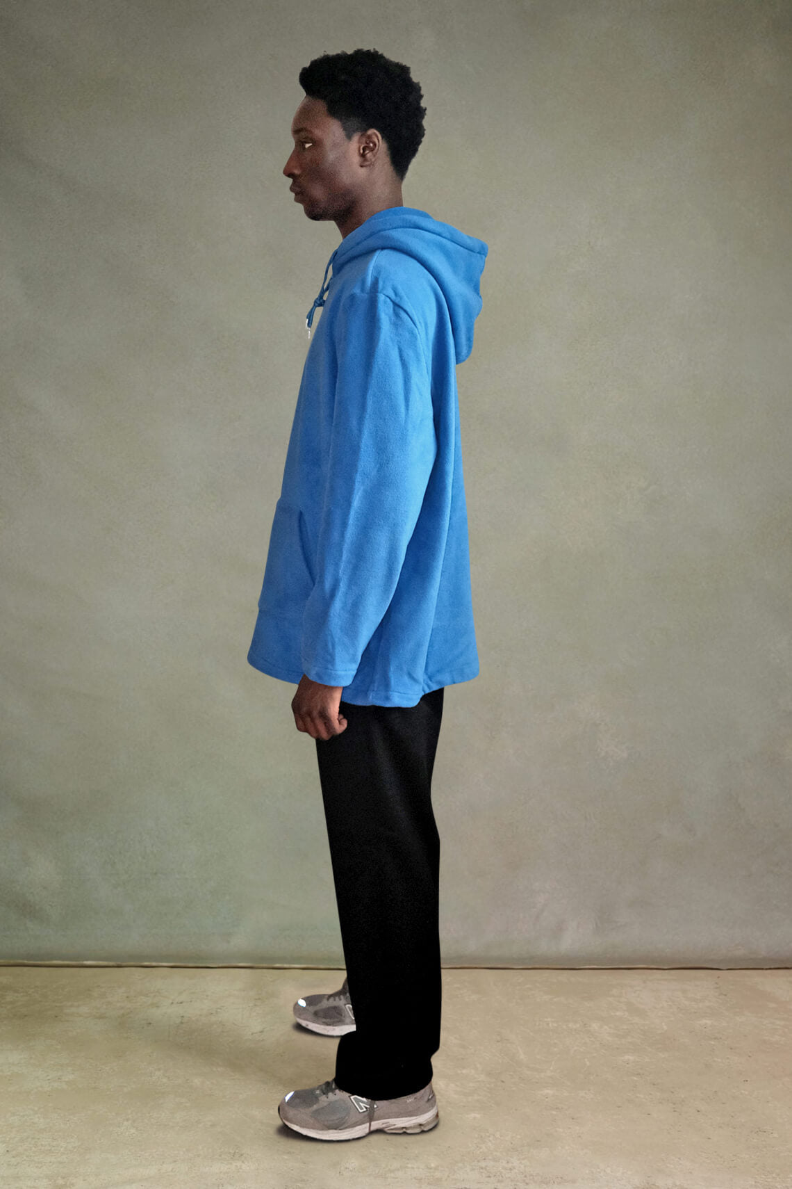 Fleece Hoody - Cobalt