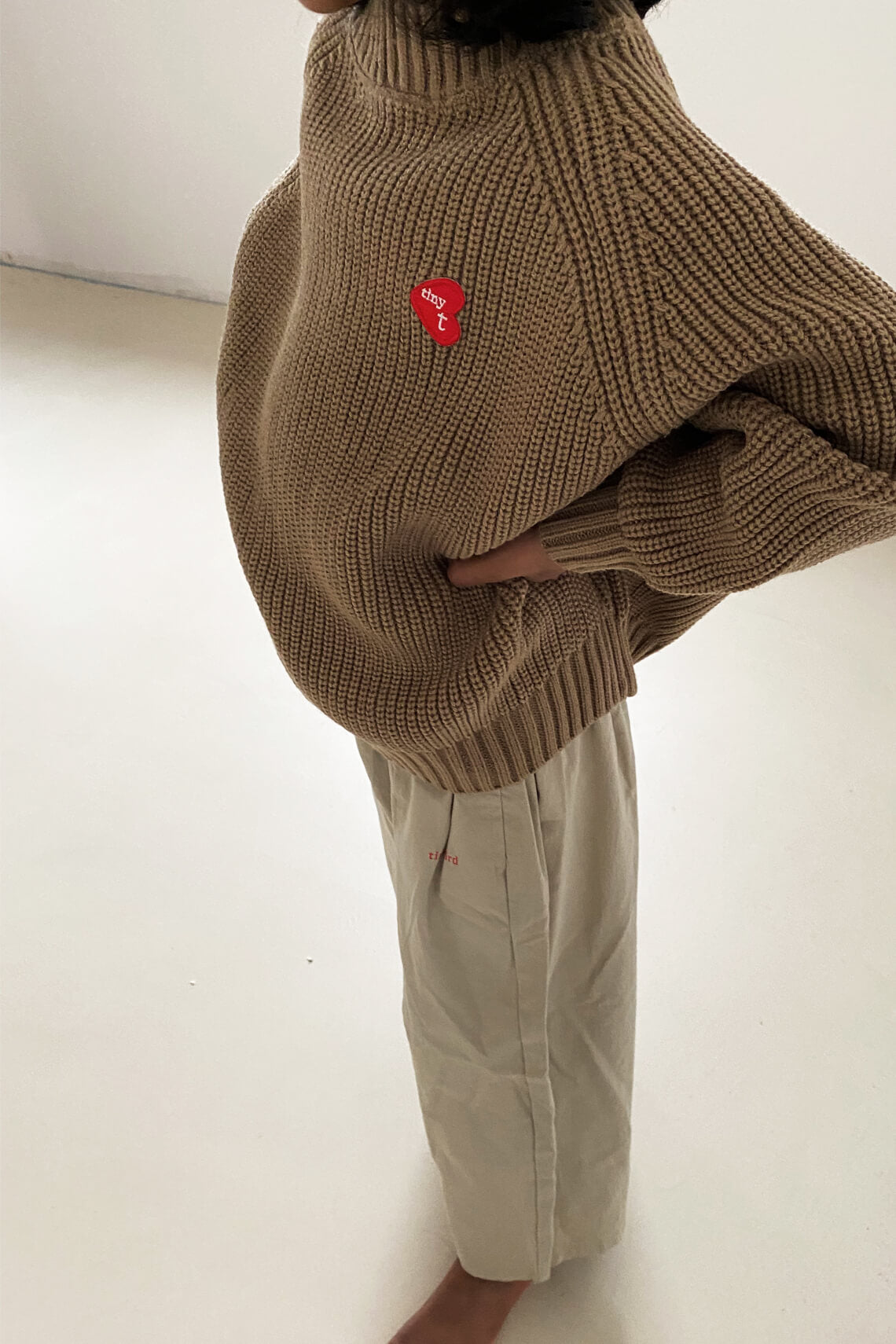 Knit Mockneck - Cinnamon