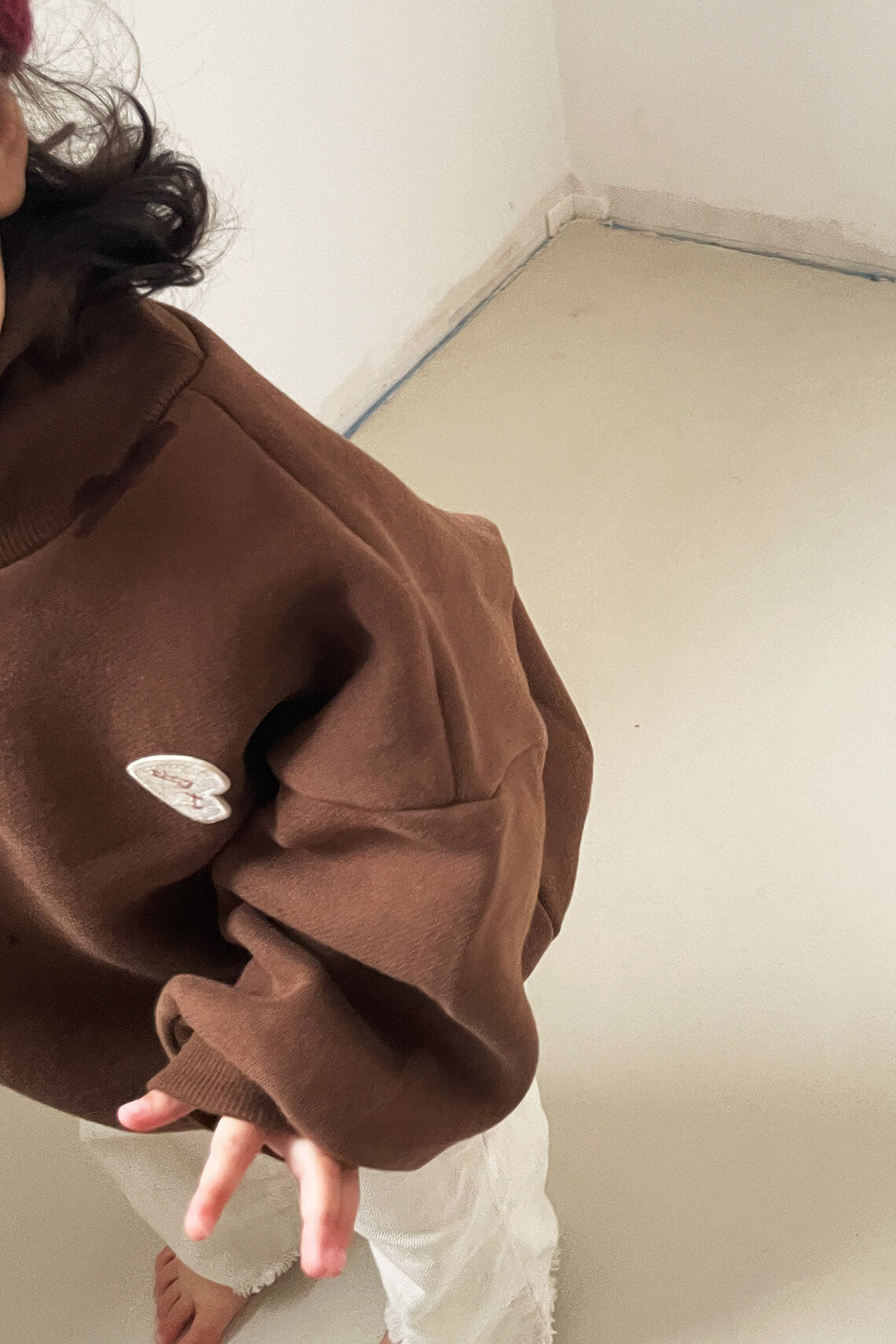 Mockneck Jumper - Walnut