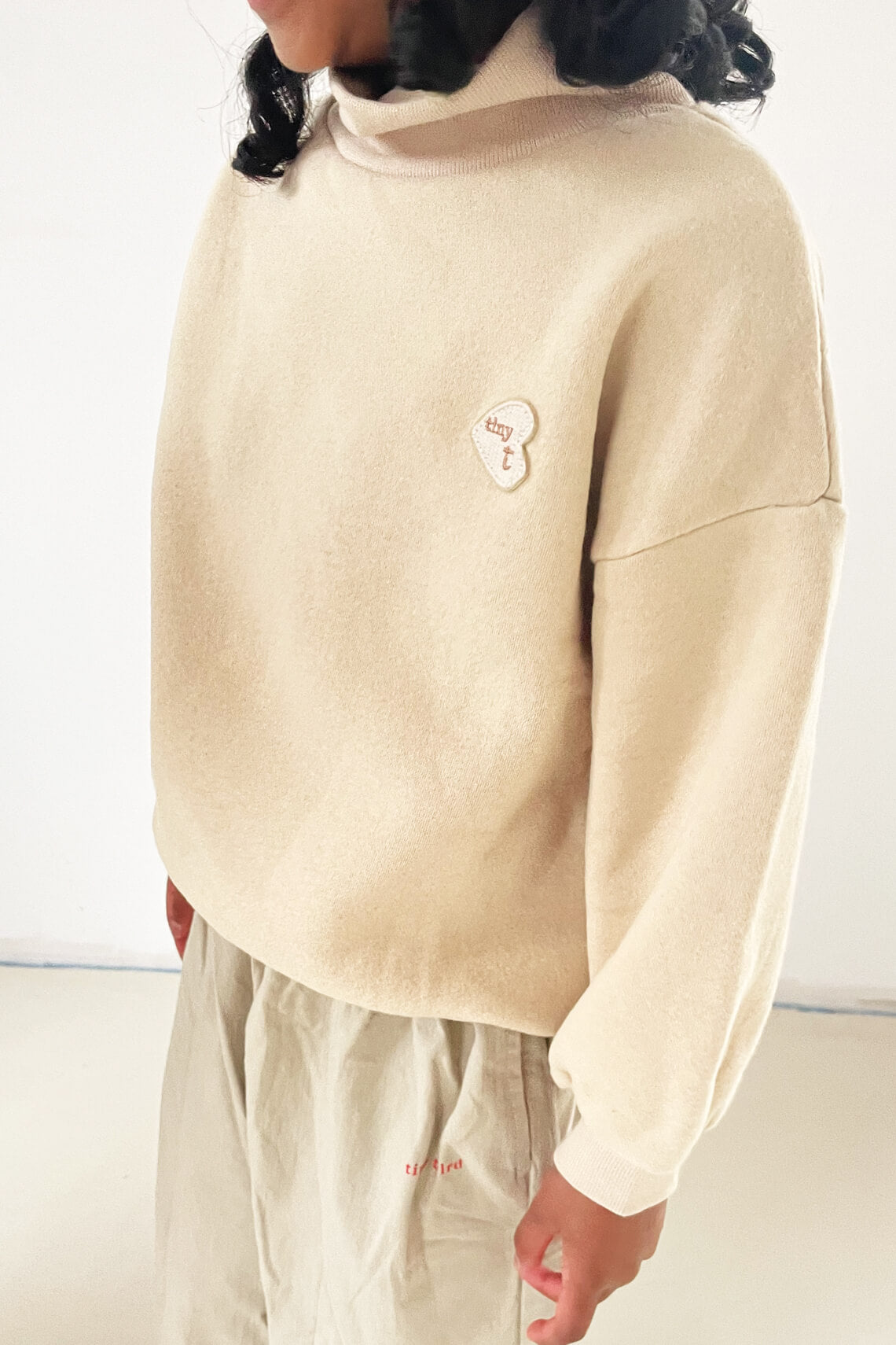 Mockneck Jumper - Ivory